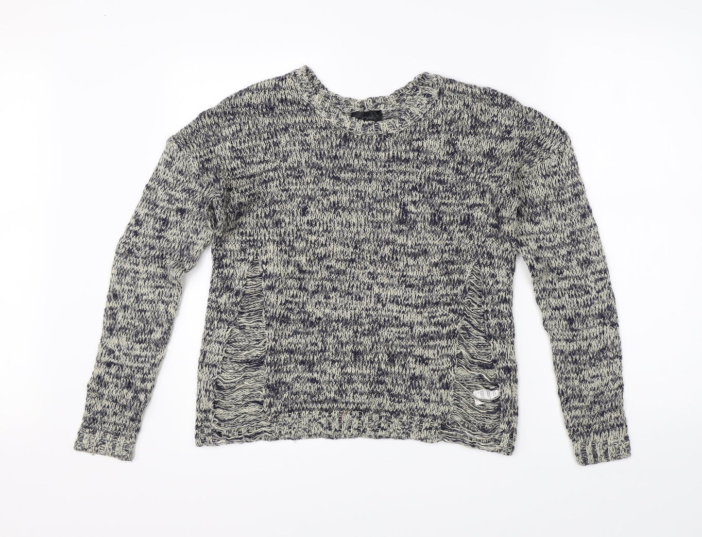 Womens UK Size 8 Topshop White Pullover Jumper