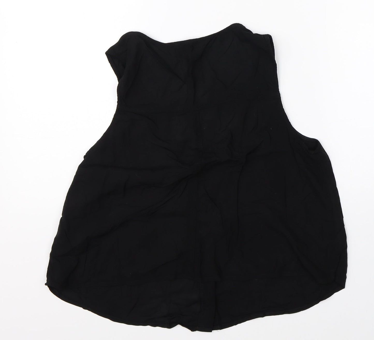 FOREVER 21 Womens Black   Basic Blouse Size S