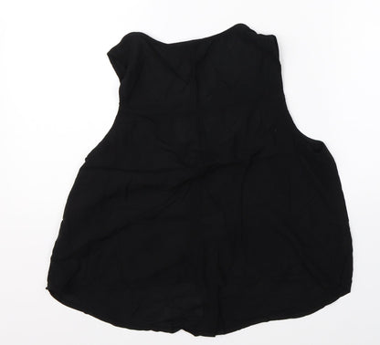 FOREVER 21 Womens Black   Basic Blouse Size S