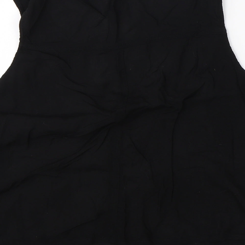 FOREVER 21 Womens Black   Basic Blouse Size S