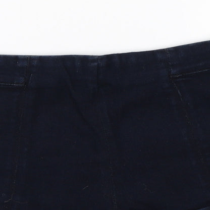 FOREVER 21 Womens Blue  Denim Hot Pants Shorts Size 24 in