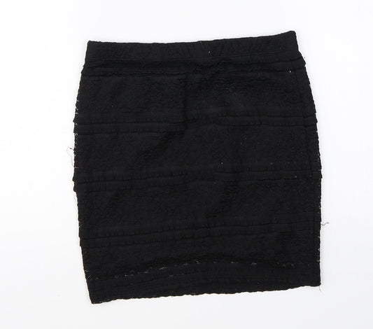 FOREVER 21 Womens Black   Straight & Pencil Skirt Size 6