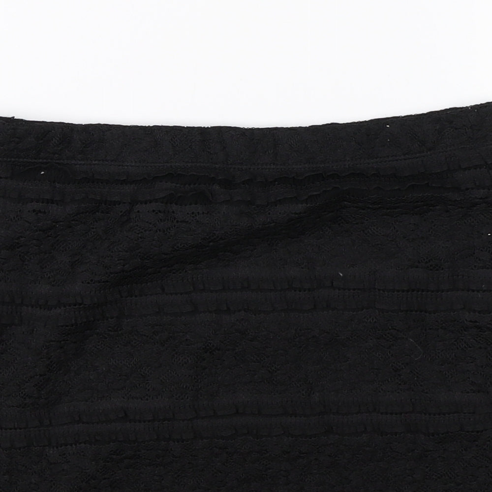 FOREVER 21 Womens Black   Straight & Pencil Skirt Size 6