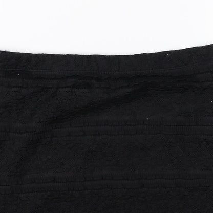 FOREVER 21 Womens Black   Straight & Pencil Skirt Size 6