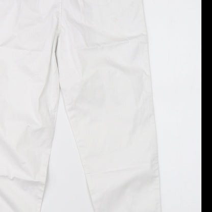 F&F Womens White   Straight Jeans Size 8 L23 in