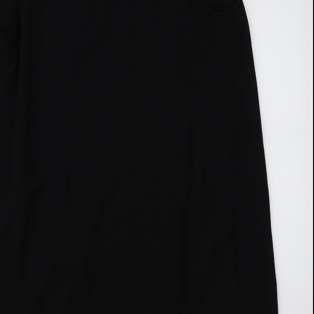 Womens UK Size S Zara Black Basic Blouse