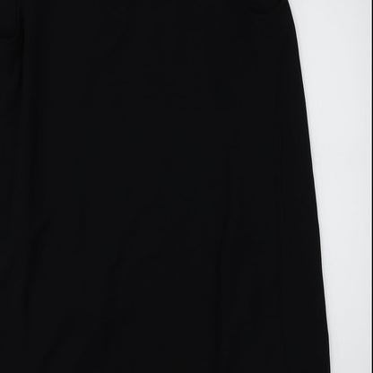 Womens UK Size S Zara Black Basic Blouse