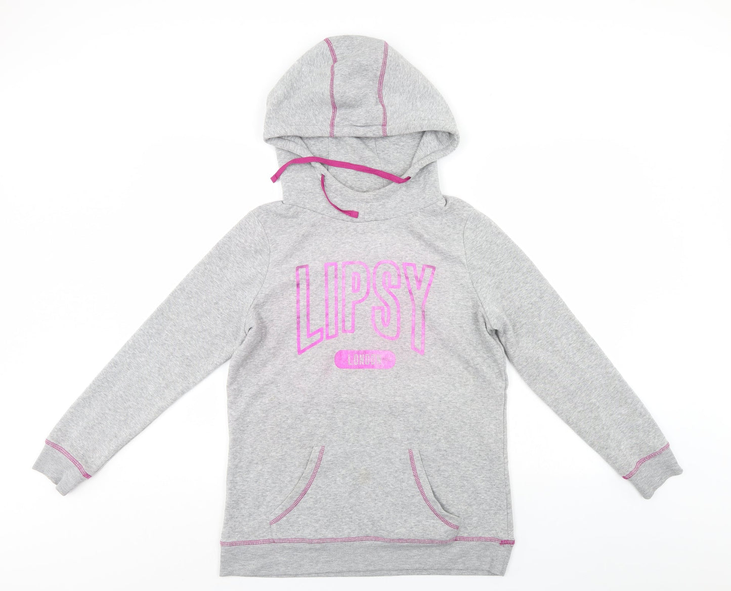 Lipsey Womens Grey   Pullover Hoodie Size 12