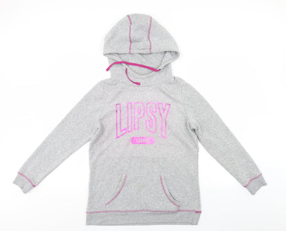 Lipsey Womens Grey   Pullover Hoodie Size 12