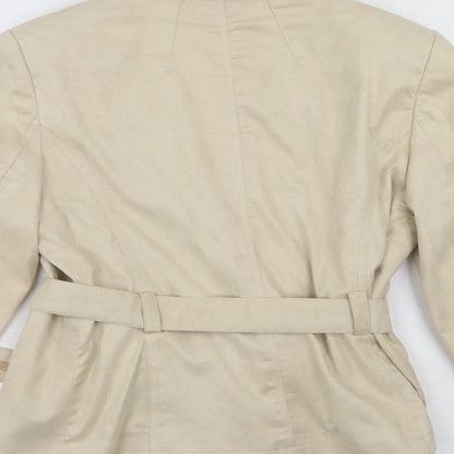 Klass Womens Ivory   Jacket  Size 14  - faux suade look