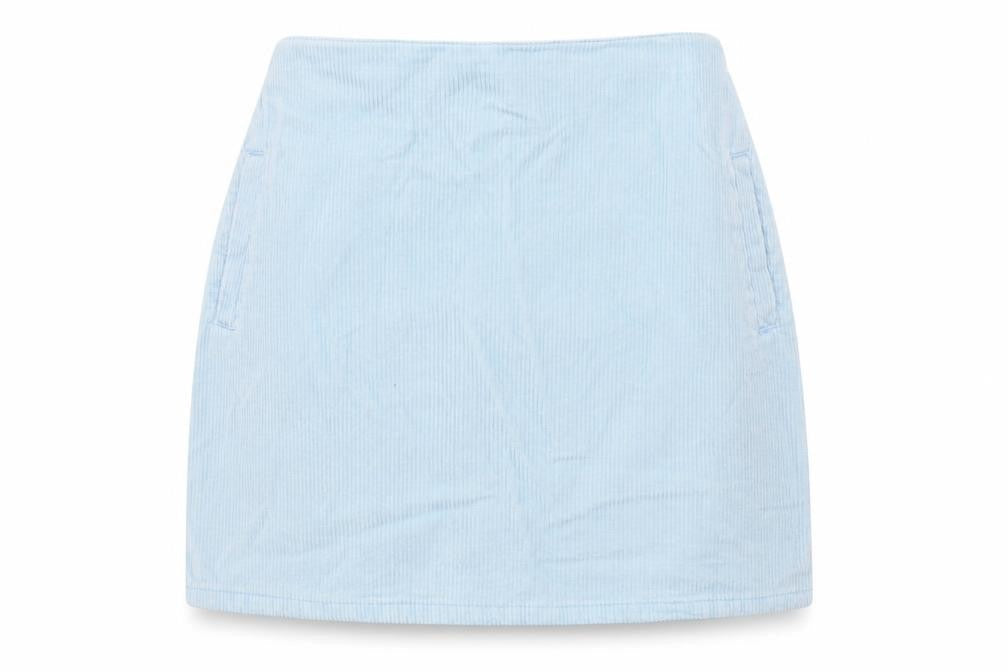 Womens UK Size 10 New Look A-Line Corduroy Skirt