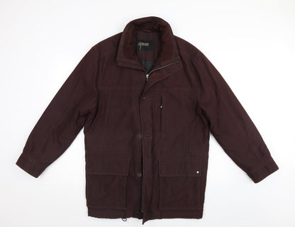 Mens UK Size  Cabano Purple Anorak Coat