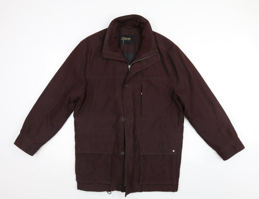Mens UK Size  Cabano Purple Anorak Coat