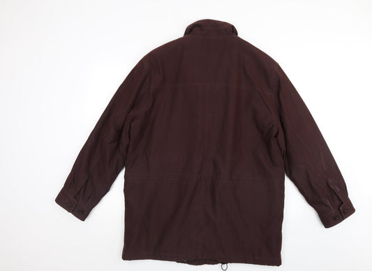 Mens UK Size  Cabano Purple Anorak Coat