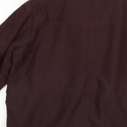 Mens UK Size  Cabano Purple Anorak Coat