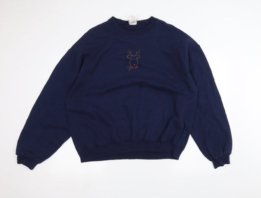 callan & co Womens Blue   Pullover Jumper Size XL