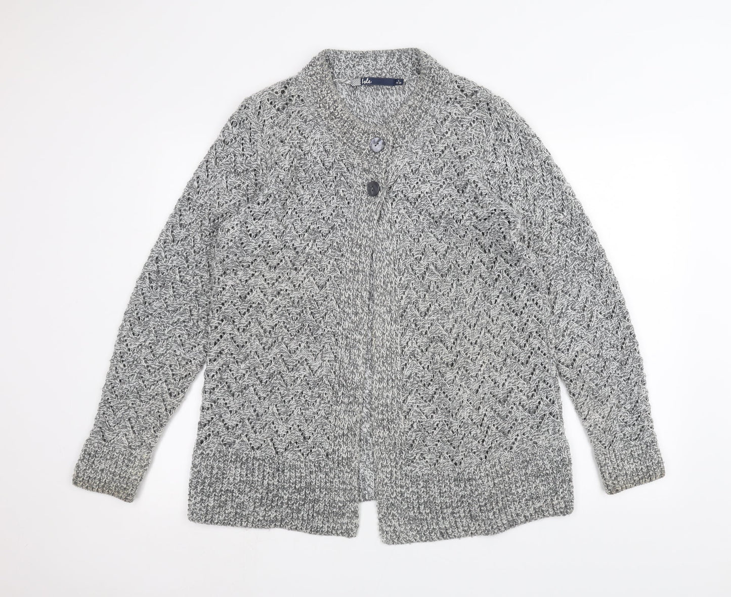 Womens UK Size L ISLE Grey Jacket