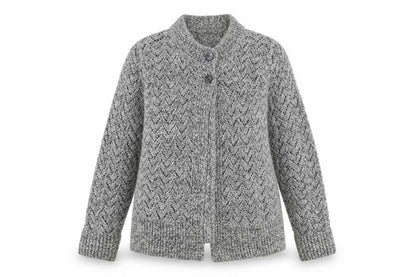 Womens UK Size L ISLE Grey Jacket