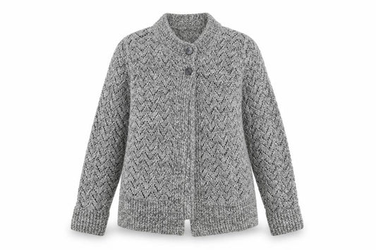 Womens UK Size L ISLE Grey Jacket