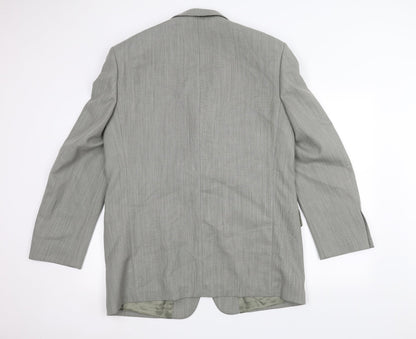 Mens UK Size 42 Marks and Spencer Regular Green Suit Jacket