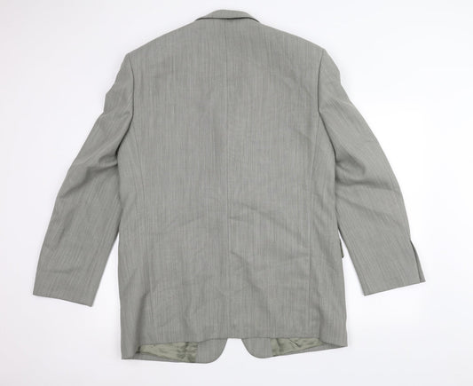 Mens UK Size 42 Marks and Spencer Regular Green Suit Jacket