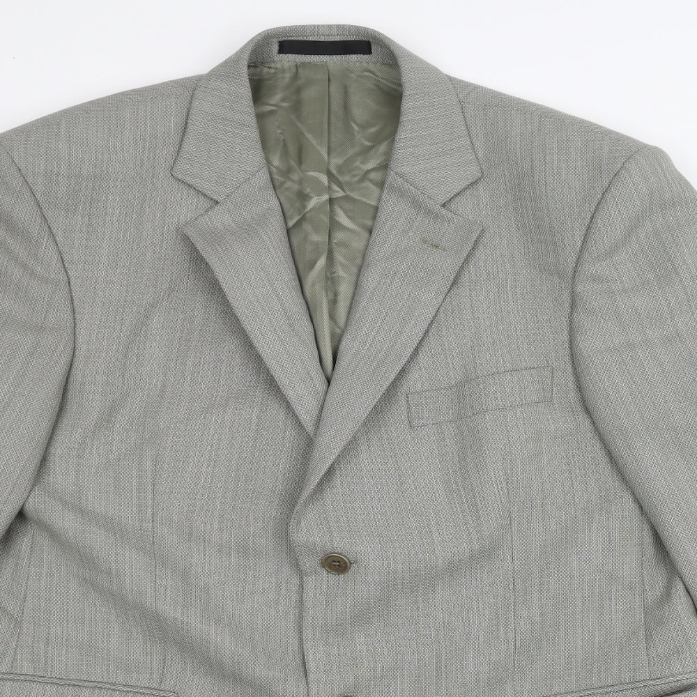 Mens UK Size 42 Marks and Spencer Regular Green Suit Jacket