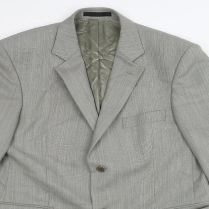 Mens UK Size 42 Marks and Spencer Regular Green Suit Jacket