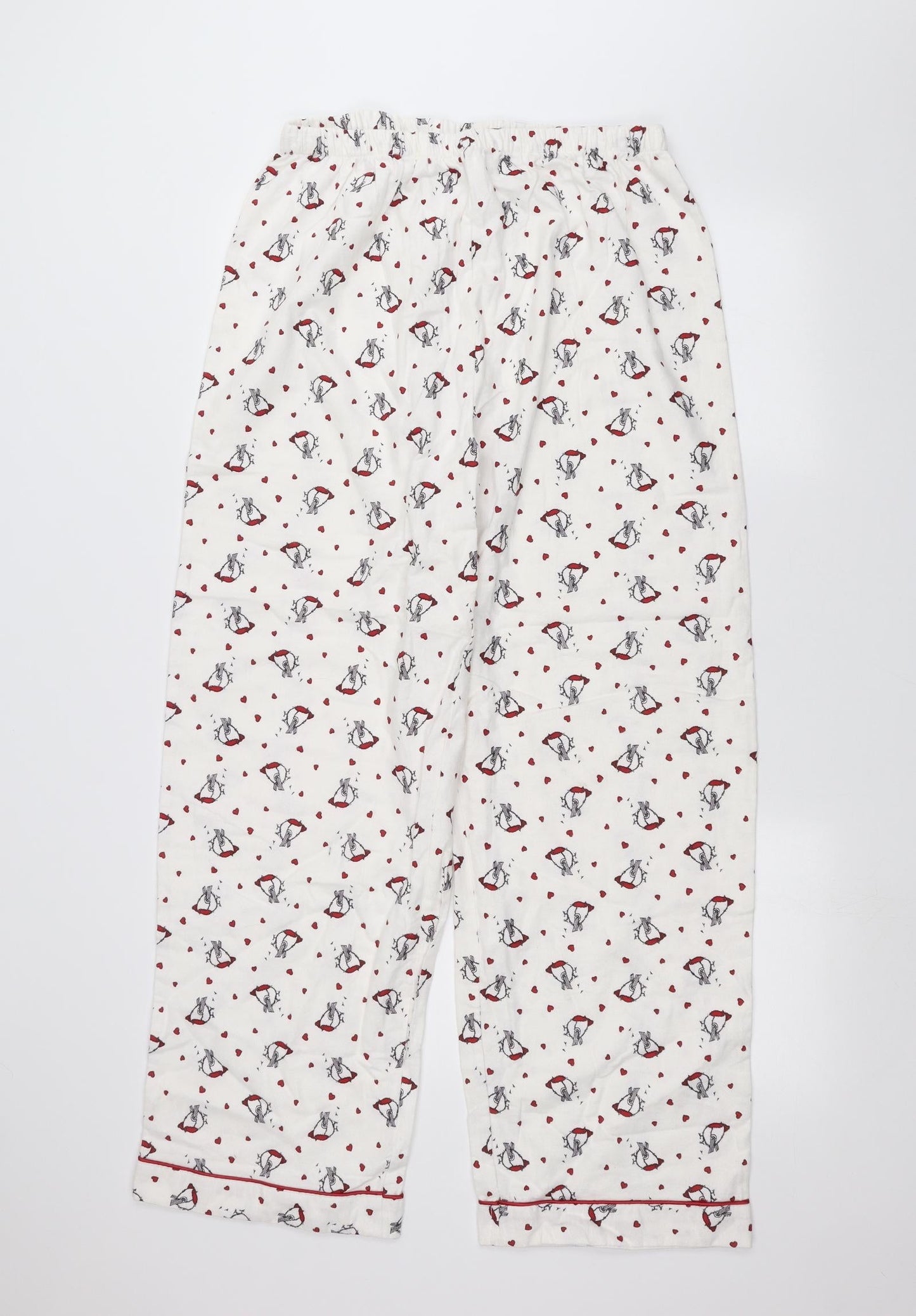 BM Womens White   Trousers  Size 16 L27 in