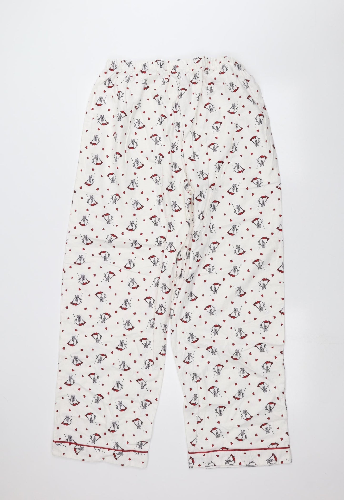 BM Womens White   Trousers  Size 16 L27 in