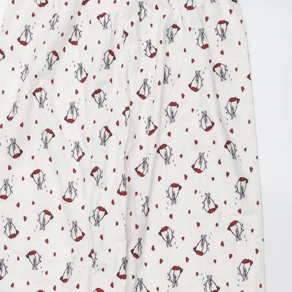 BM Womens White   Trousers  Size 16 L27 in