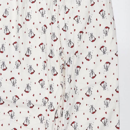 BM Womens White   Trousers  Size 16 L27 in