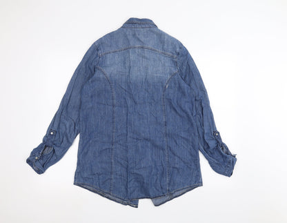 True 2 U Womens Blue  Denim Jacket  Size 10