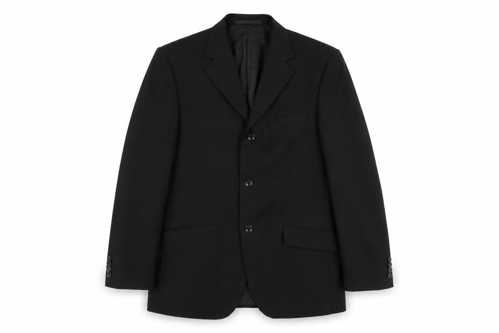 Mens UK Size 38 REMUS Regular Black Suit Jacket