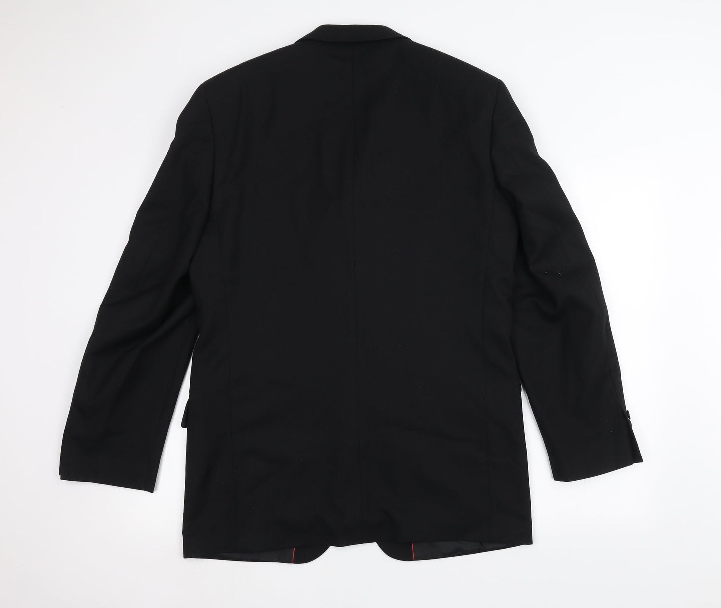 Mens UK Size 38 REMUS Regular Black Suit Jacket