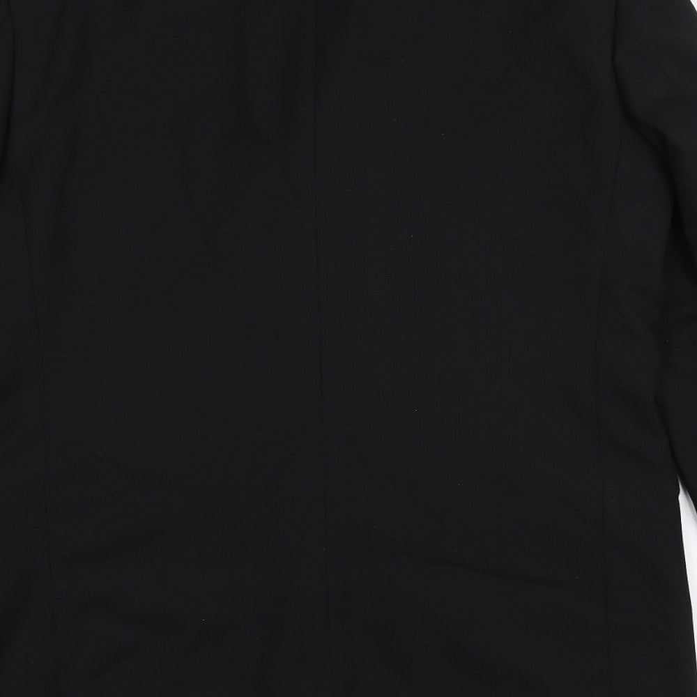 Mens UK Size 38 REMUS Regular Black Suit Jacket