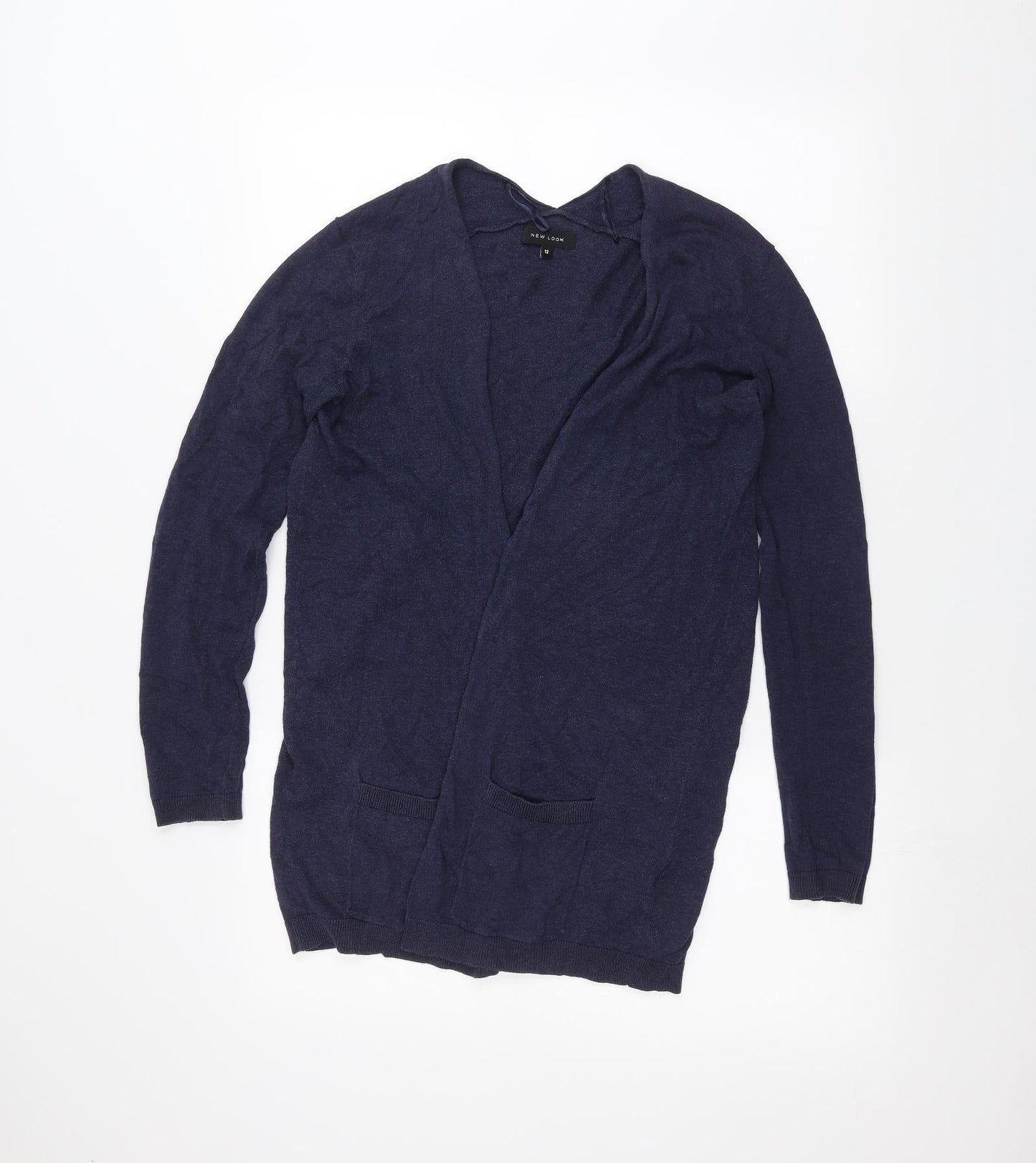Womens UK Size 12 New Look Blue Cardigan Jumper