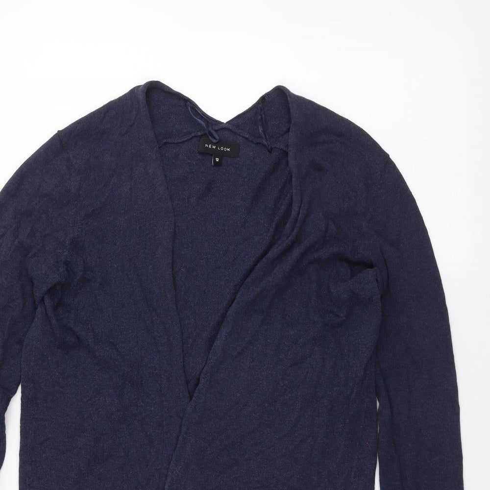 Womens UK Size 12 New Look Blue Cardigan Jumper