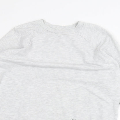 Womens UK Size 8 NEXT White Pullover Jumper