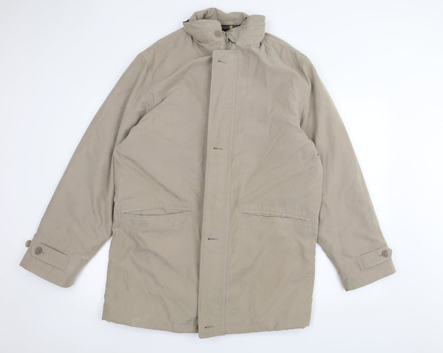 West rock Mens Brown   Pea Coat Coat Size M