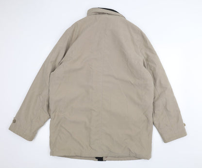 West rock Mens Brown   Pea Coat Coat Size M