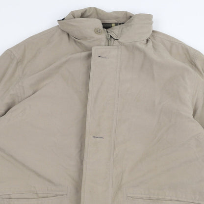 West rock Mens Brown   Pea Coat Coat Size M