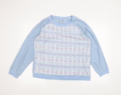 Primark Womens Blue   Pullover Jumper Size L
