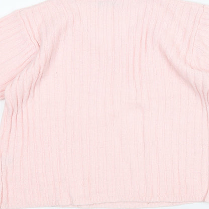 Classique Womens Pink   Pullover Jumper Size M