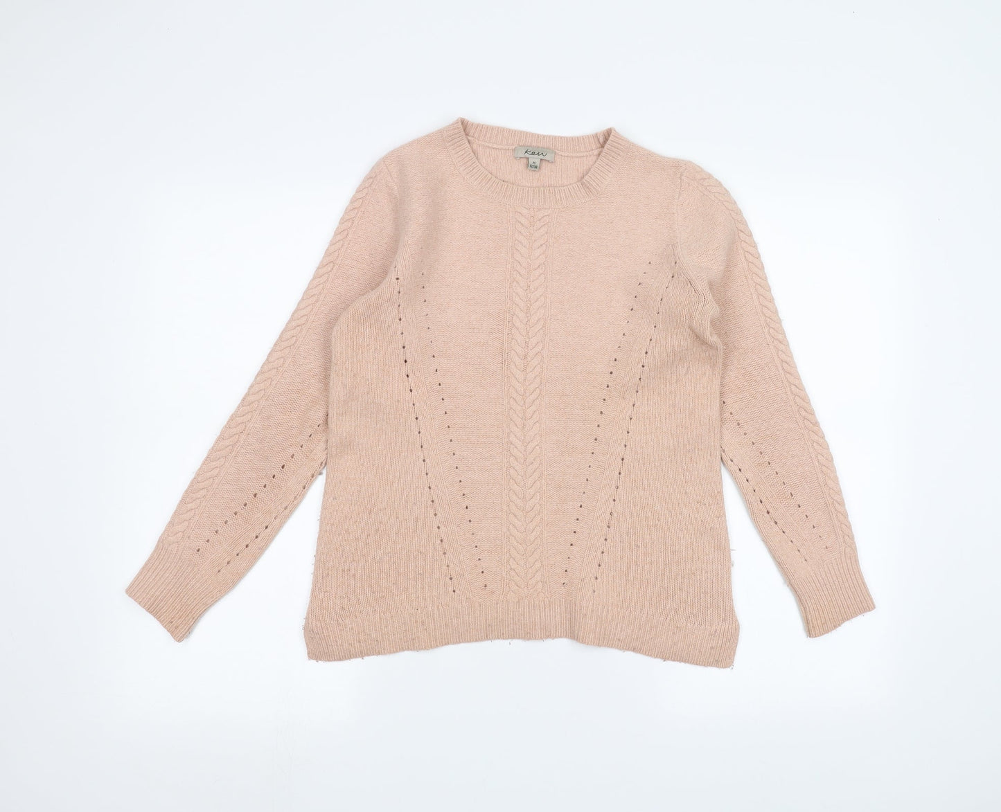 Womens UK Size M Ken Pink Pullover Jumper