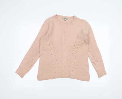 Womens UK Size M Ken Pink Pullover Jumper