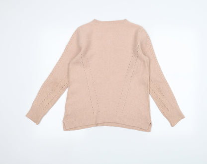 Womens UK Size M Ken Pink Pullover Jumper