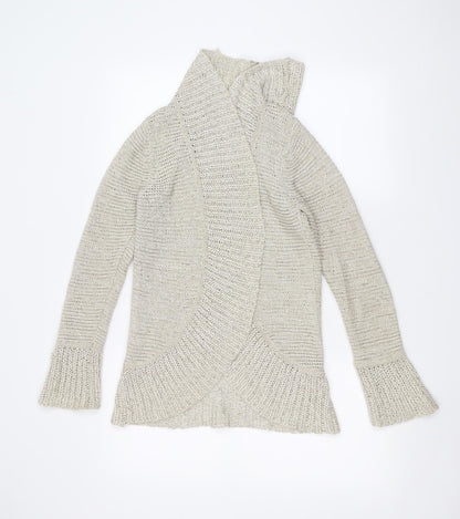 Womens UK Size 12 Soon White Cardigan Jumper