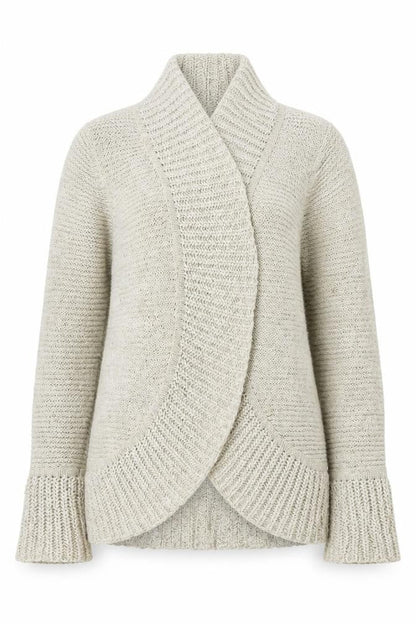 Womens UK Size 12 Soon White Cardigan Jumper