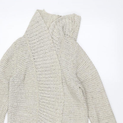 Womens UK Size 12 Soon White Cardigan Jumper