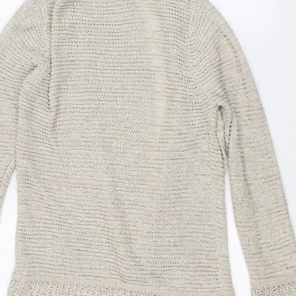 Womens UK Size 12 Soon White Cardigan Jumper